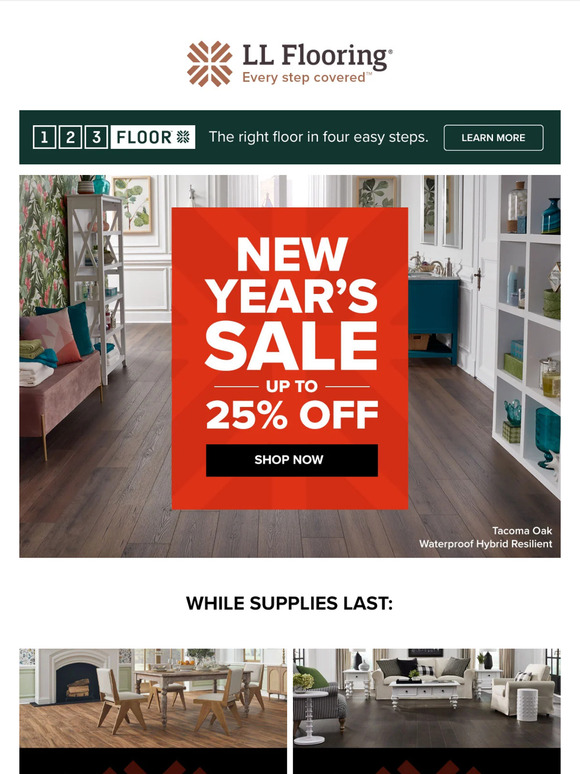 Lumber Liquidators Start Your Year with a Bang Unmatched Flooring