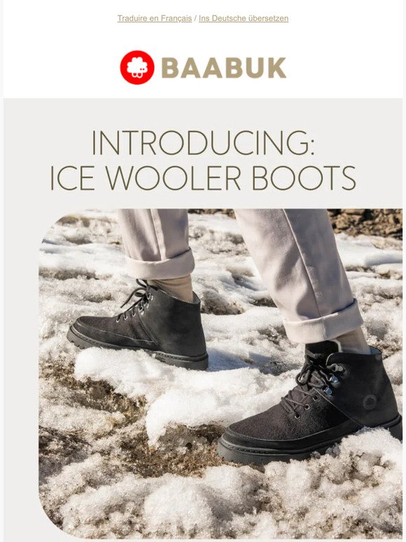 Snow-proof your toes with the Ice Woolers! ❄️