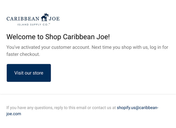 Customer account confirmation