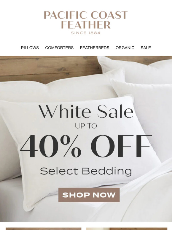 Pacific Coast Feather Company Enjoy The Comforts of a Hotel Stay at