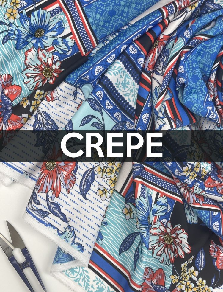 Save 40% off deadstock crepe