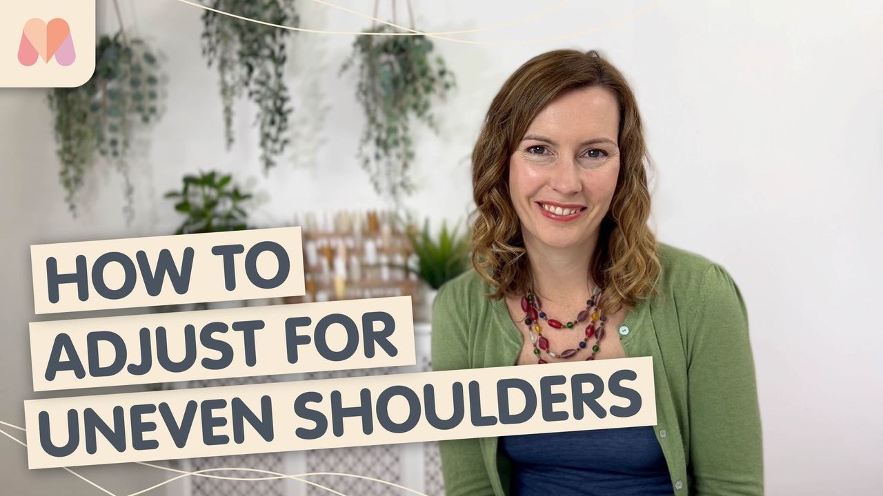 Pattern drafting: adjust for uneven shoulders