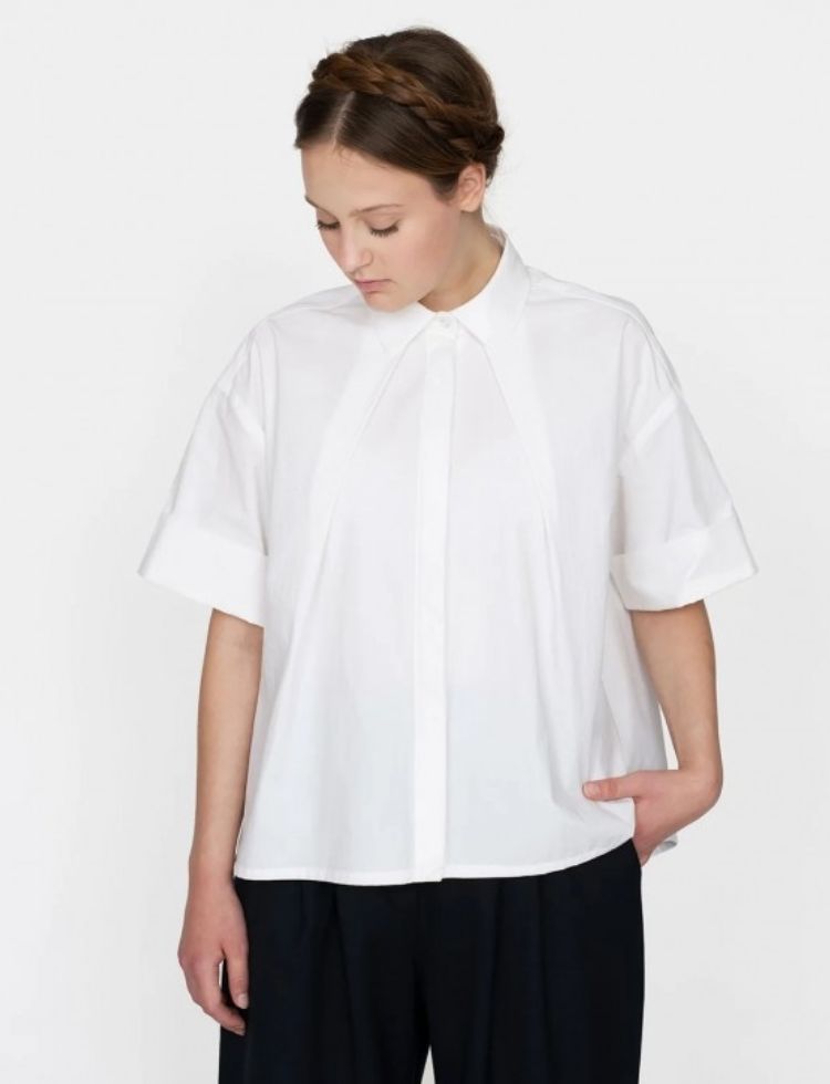 The Assembly Line Sewing Pattern Front Pleat Shirt