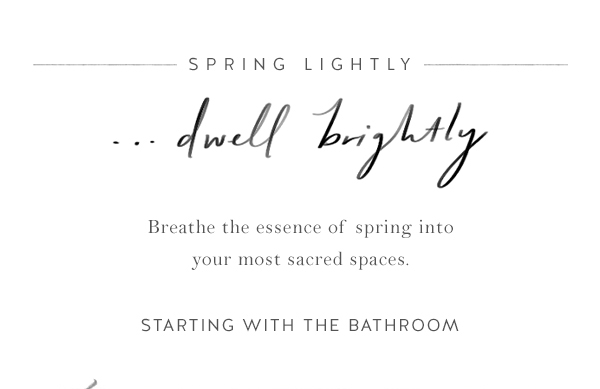 Anthropologie: Spring Lightly, Dwell Brightly 🌿 | Milled