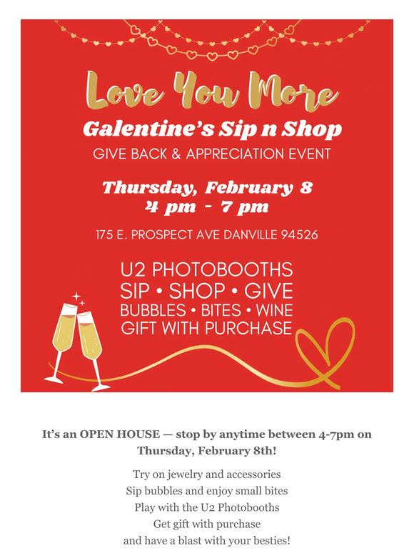 Galentine’s Party • Feb 8 • 4-7pm