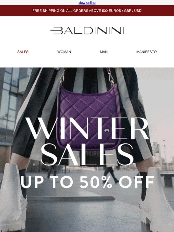 Take advantage of the Winter Sales and give your wardrobe a new look