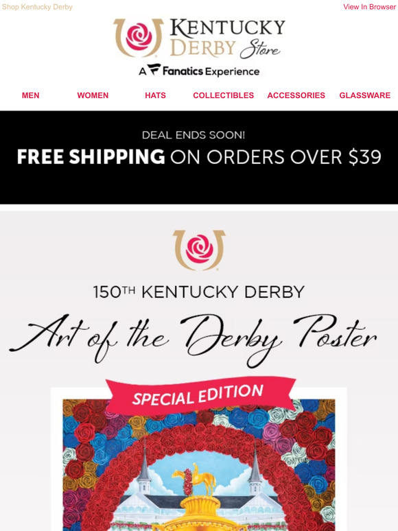 Kentucky Derby Store: Official Special Edition 150th Art of the Derby ...