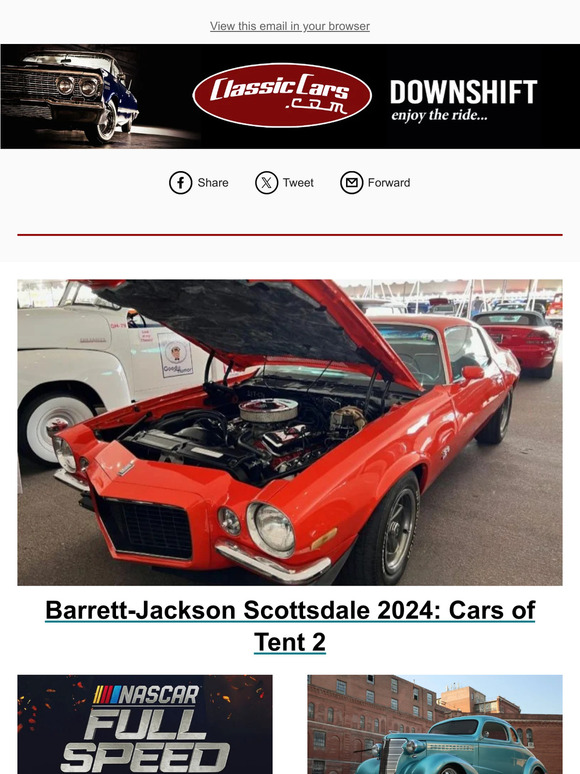 ClassicCars BarrettJackson Scottsdale 2024 Cars of Tent 2 Milled