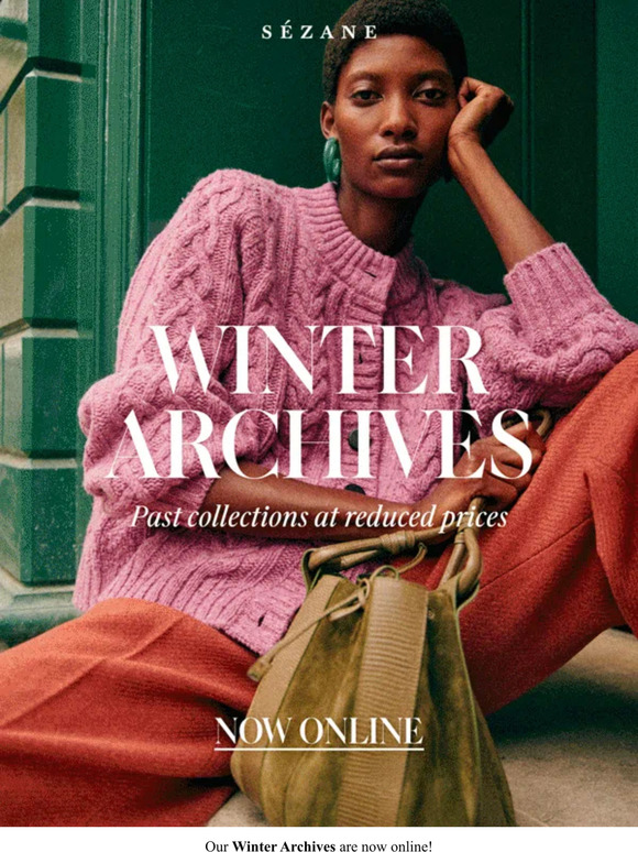 Sezane WINTER ARCHIVES Now Online 💫 Milled
