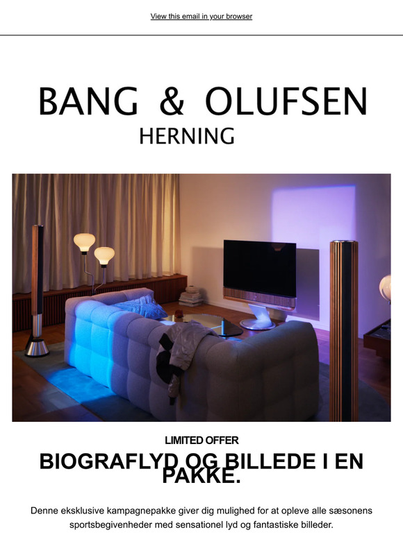 Oplev alle sæsonens sportsbegivenheder i hi-fi med denne eksklusive pakke
