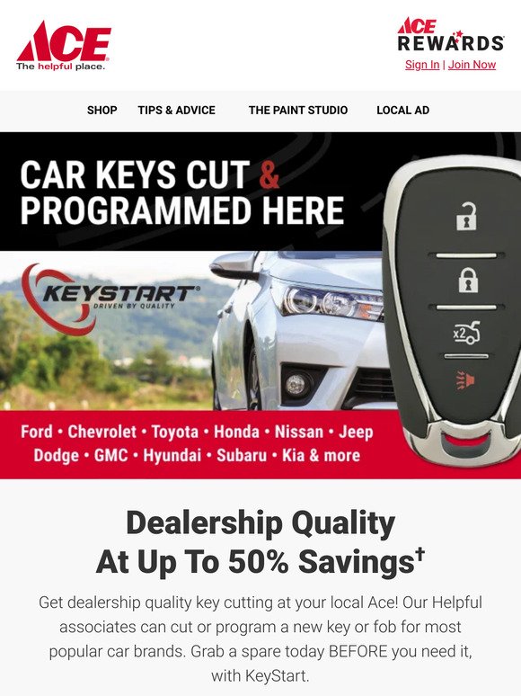 🔑 Save Up to 50% on Dealership Quality Keys