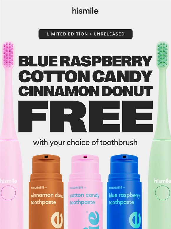 Blue Raspberry Toothpaste is here!