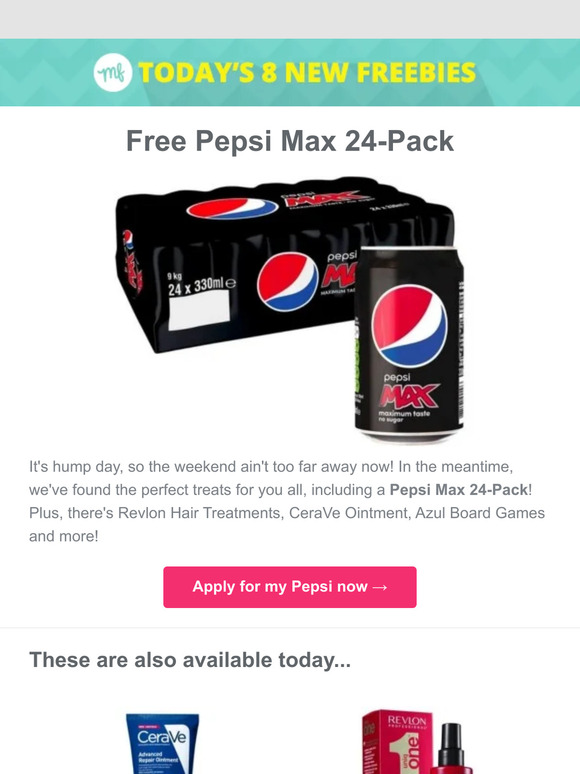 MagicFreebies Free Pepsi Max 24 Pack Milled magicfreebies-free-pepsi-max-24-pack-milled