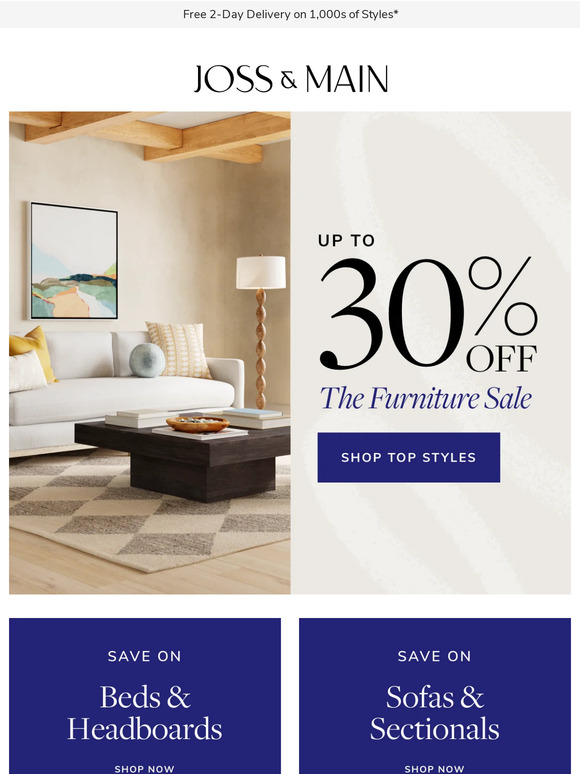 Joss & Main: Up to 30% off ? furniture you'll love | Milled