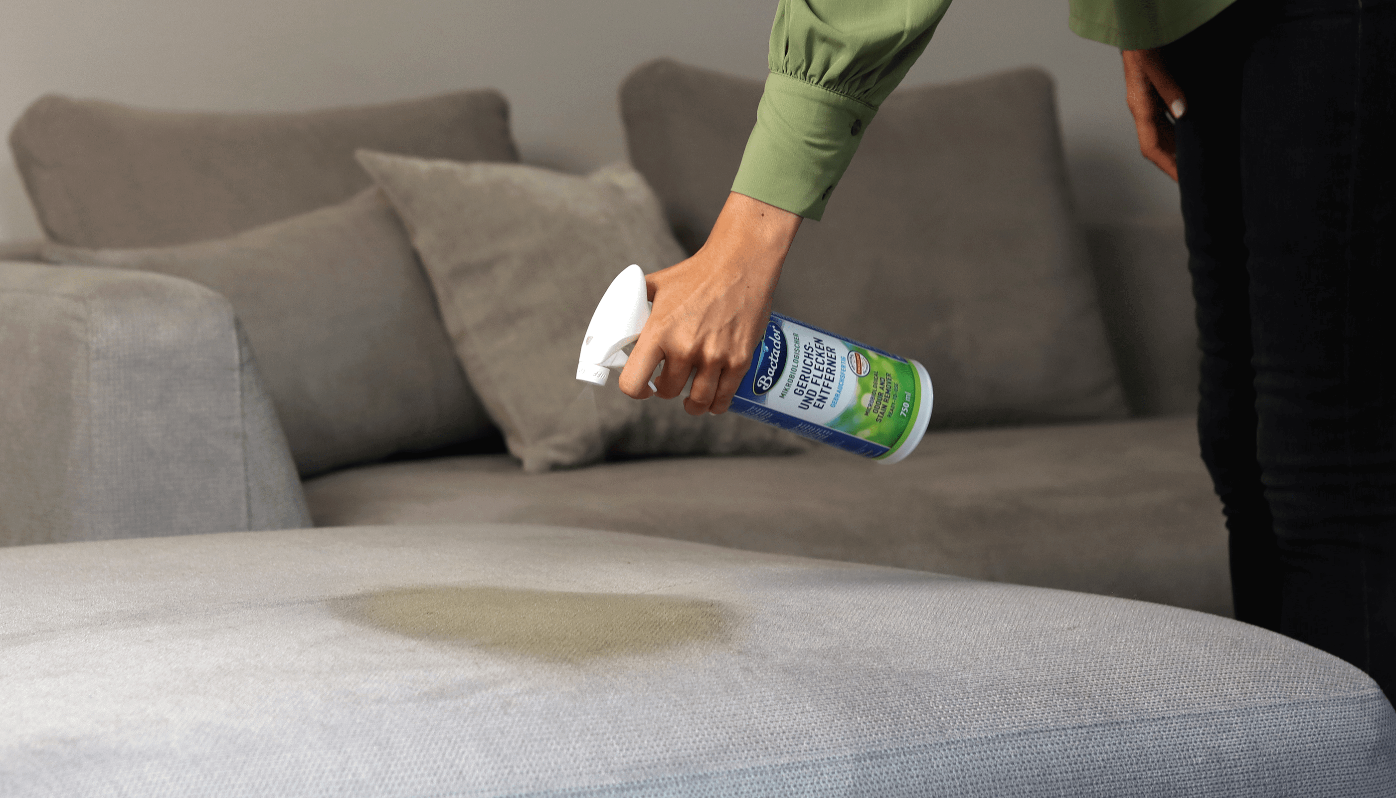 Bactador Couch Sofa Flecken entfernern
