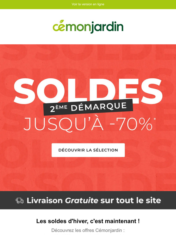 2ème démarque : les soldes continuent !