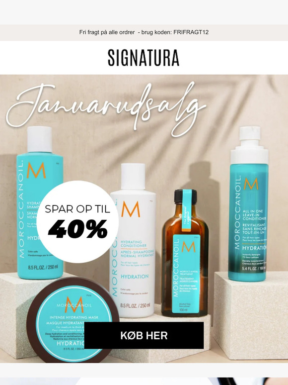 Udløber snart... Januarudsalg: Spar op til 40% 💝