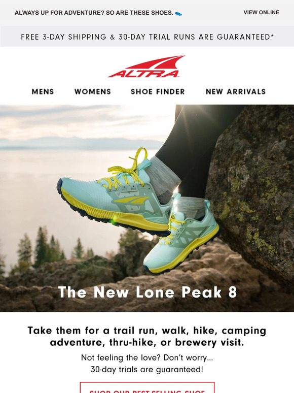 Altra Zero Drop We made the new Lone Peak 8 even better 🏆 Milled