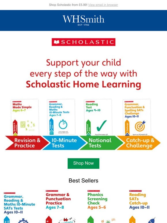 Get exam ready with Scholastic! 📚