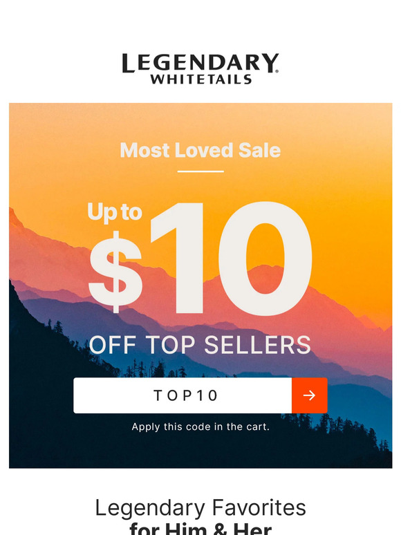 Legendary Whitetails Save Up to 10 Off Our Very Best Milled