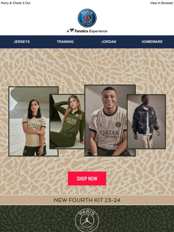 Paris Saint-Germain: NEW PSG X Jordan! Fourth Collection 23/24 | Milled
