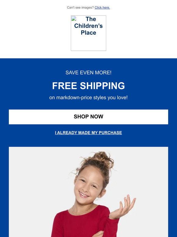 Children's Place NEW LOW prices on extracool picks Milled