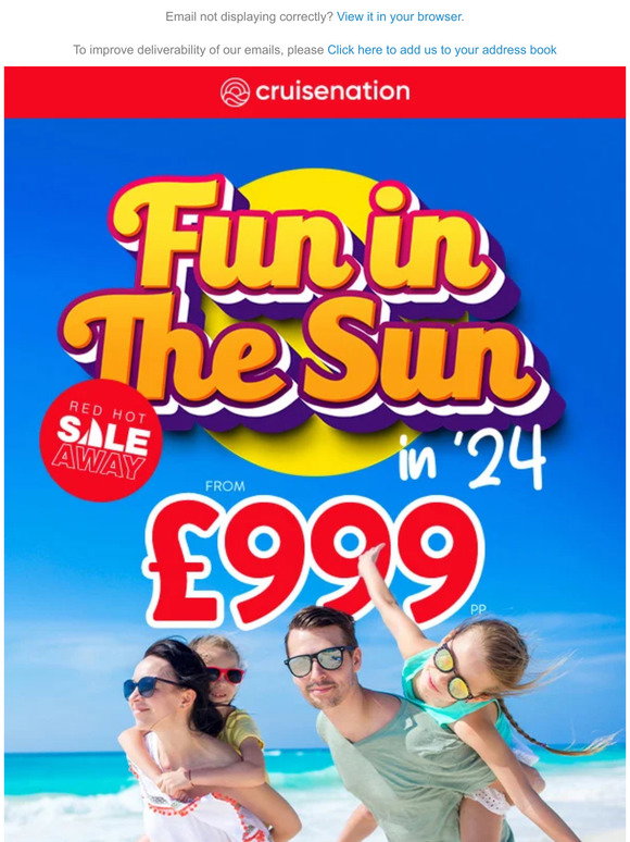 Cruise Nation Have Fun in The Sun in 2024 with Carnival Cruises