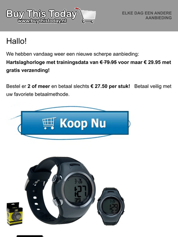 Nieuwsbrief van Buythistoday