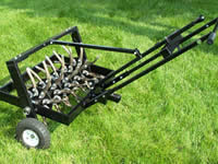 Aerating a Lawn