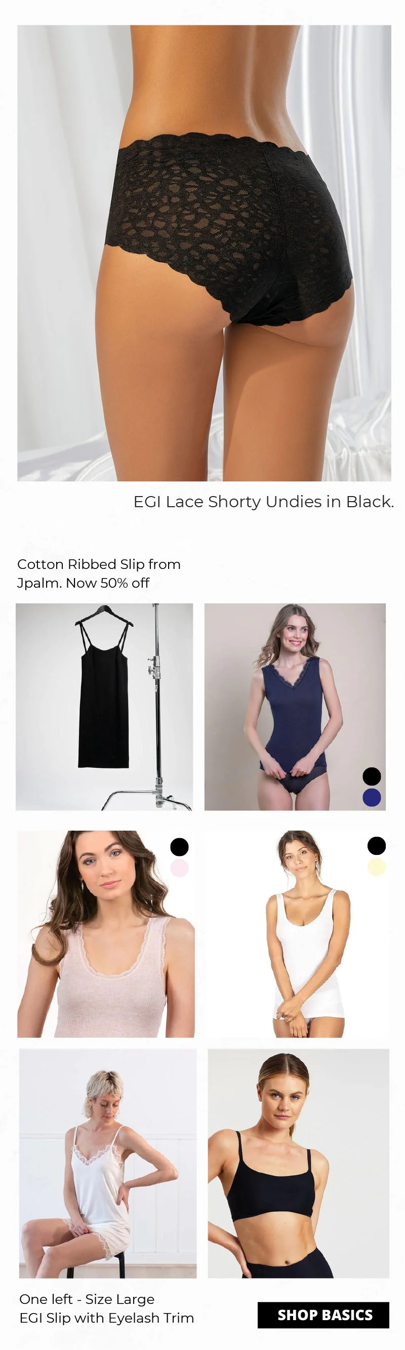 Et Vous 👉 Don't get your knickers in a twist over this range 😜 Milled