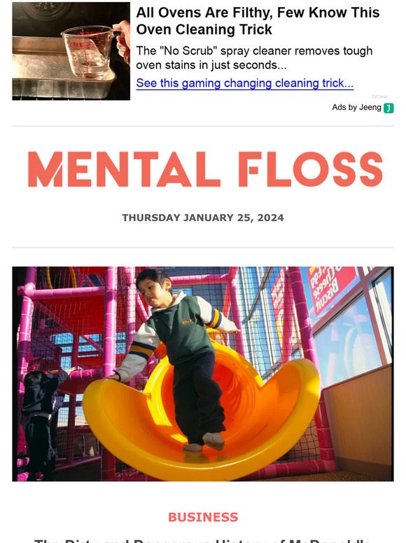 Mental Floss Store The Dirty and Dangerous History of McDonald's