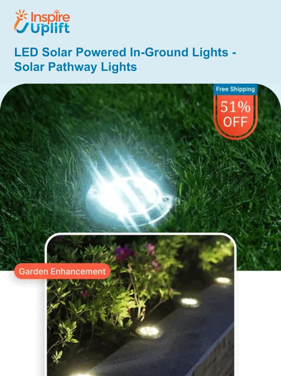 Transform Your Garden & Walkways with Solar LED Lights!