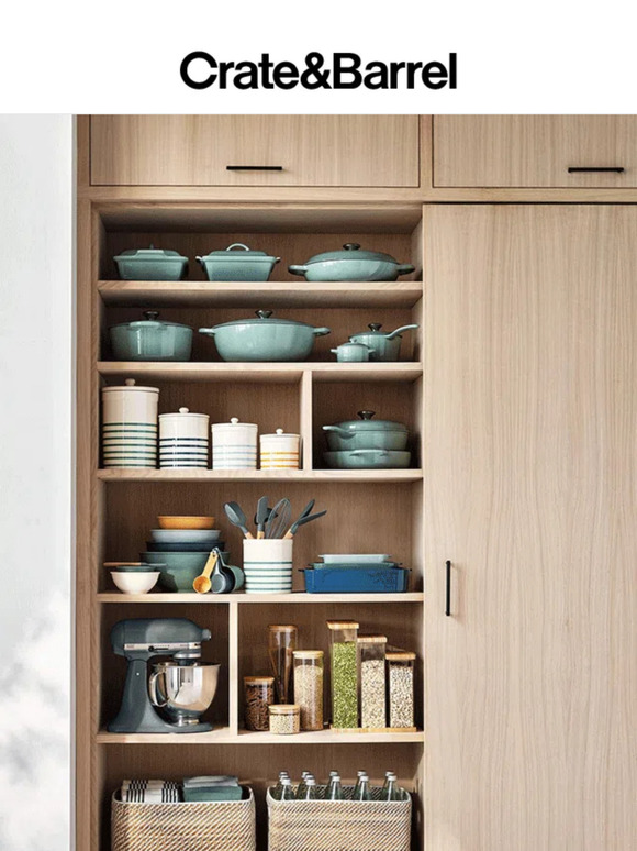 Crate and Barrel Our definition of quiet luxury? Beautiful