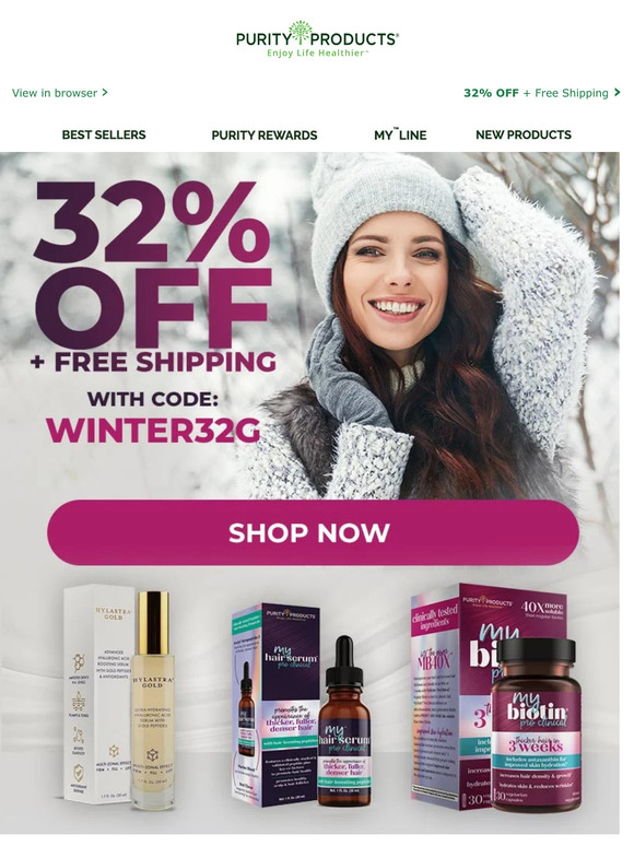 Purity Products Don't Miss Out Save BIG On Skin & Hair Essentials