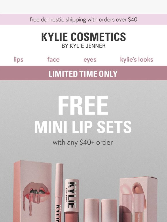FREE mini lip sets 💋