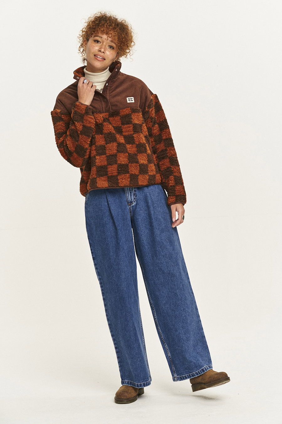 Malone Fleece Jacket: RECYCLED BOTTLES & CORDUROY - Terry