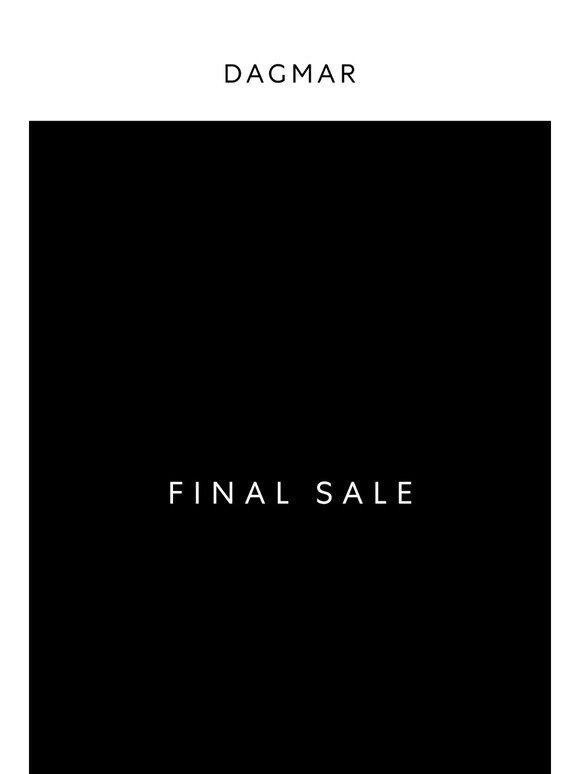 Final days of sale