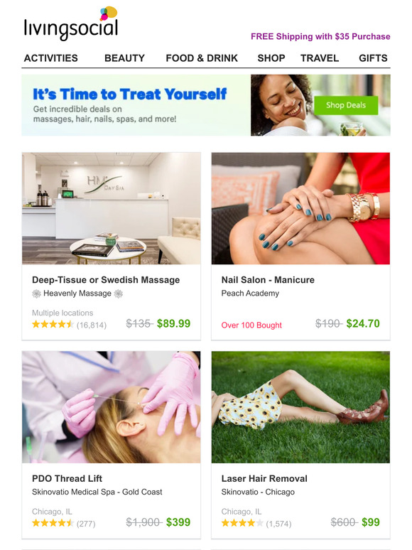 LivingSocial UK Top Beauty Picks for You Milled