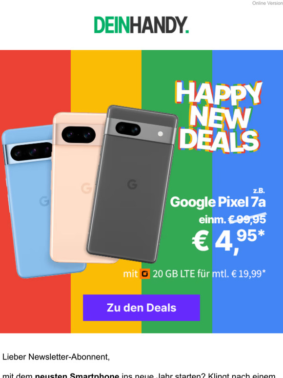Happy New Deals mit den Google Pixel-Deals