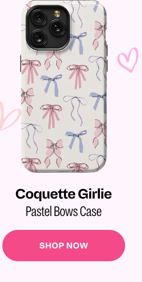 Conquette Girlie Pastel Bow Case [Shop Now]