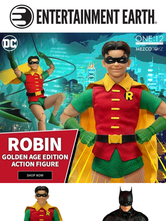 EntertainmentEarth.com: Wow! 😍 New Mezco One:12 Robin: Golden Age ...