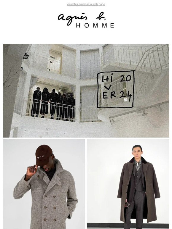 agnès b. presents its men's winter 2024 collection