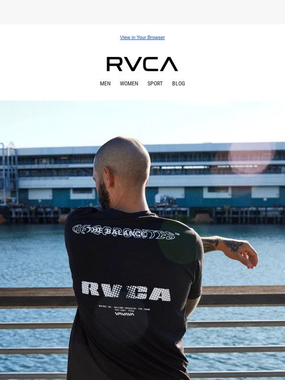 Unleash Your Drive — RVCA Sport Graphic Tees