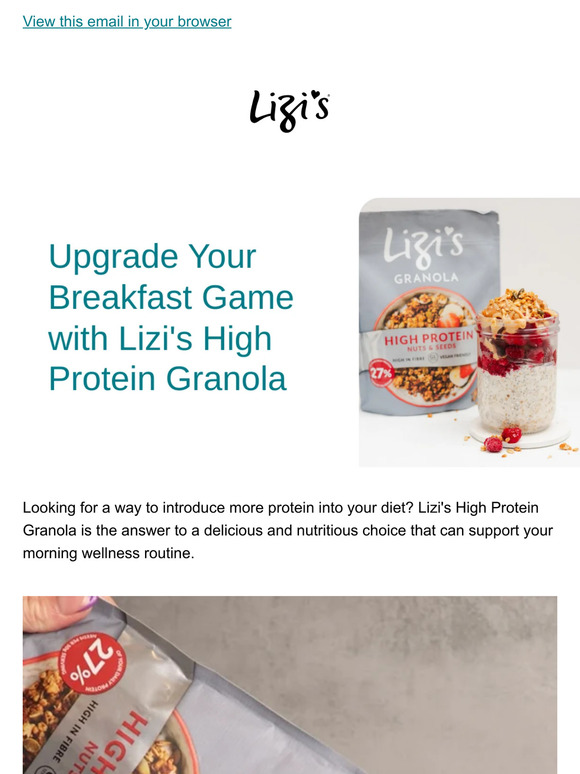 Upgrade Your Breakfast Game with Lizi's High Protein Granola