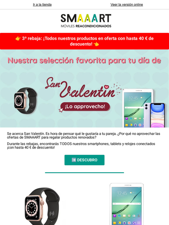 ❤️ ¡Con San Valentín a la vuelta de la esquina, es hora de pensar en regalos reacondicionados para tu pareja!