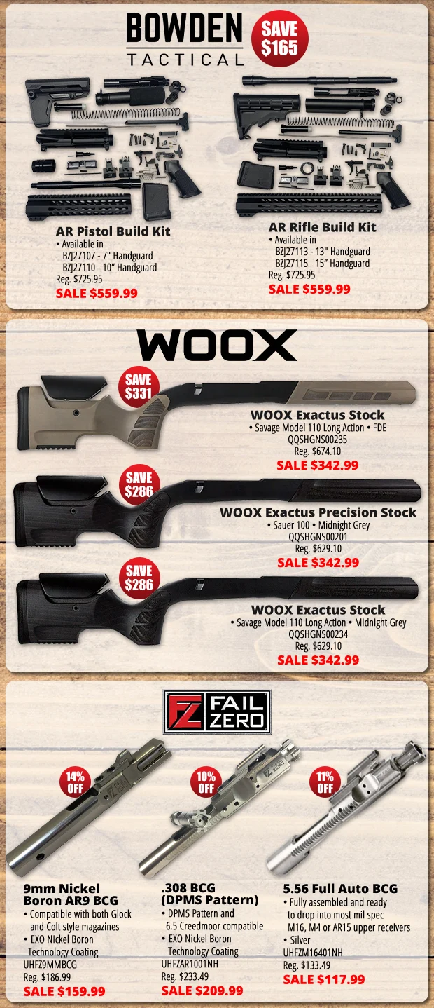 Natchez Shooters Supplies Hot Deals on Gun Parts! Milled