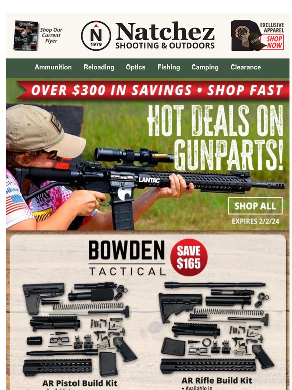 Natchez Shooters Supplies Hot Deals on Gun Parts! Milled