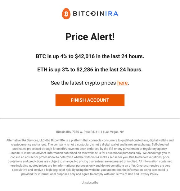 [Price alert] BTC is up 4%  and ETH is up 3%