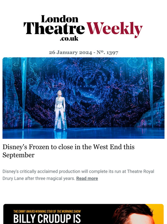 Disney's Frozen announces final extension