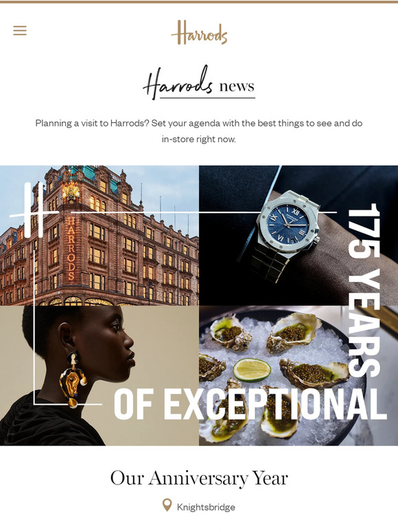harrods Email Newsletters Shop Sales, Discounts, and Coupon Codes